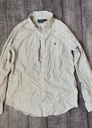 Чоловіча бавовняна сорочка polo ralph lauren.