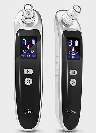 Вакуумный очиститель пор от черных точек blackhead remover (led дисплей, 6 насадок)