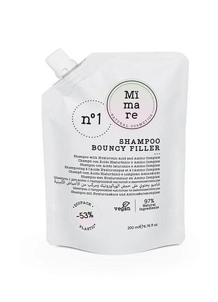 Шампунь для об'єму з гіалуроновою кислотою та амінокомплексом mimare bouncy filler