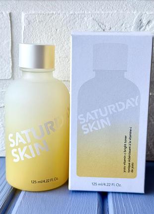Saturday skin yuzu vitamin c bright toner тонер з віт с