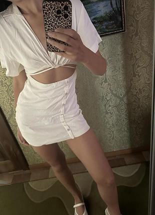 Сукня льон zara