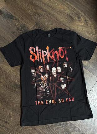 Футболка чорна slipknot the end so far
