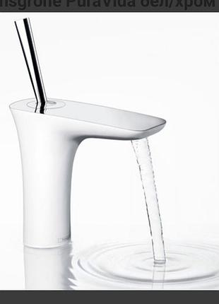 Смеситель на умывальник hansgrohe pura vida 15074400
