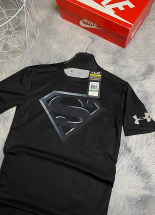 Мужской спортивный рашгард superman l размер с принтом
