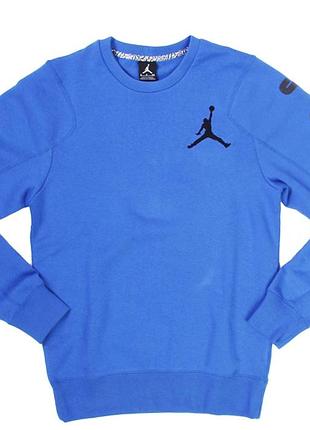 Свитшот nike air jordan синий мужской / худи кофта jordan (размер m)
