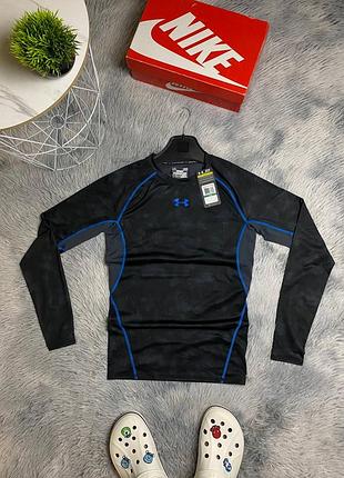 Компрессионный лонгслив under armour compression longsleeve,термобелье андер армор l размер с длинным рукавом