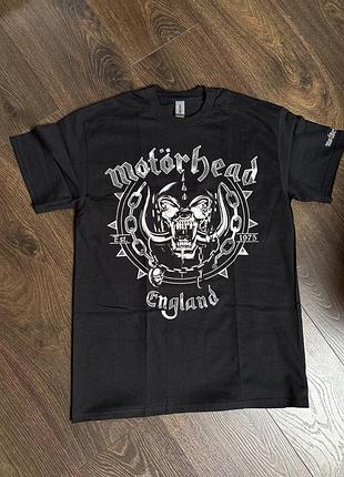 Футболка черная motorhead england