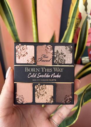 Палетка тіней born this way cold smolder nudes