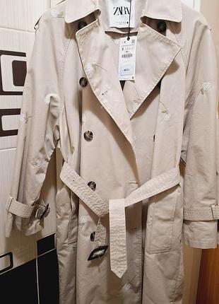 Тренч zara новый