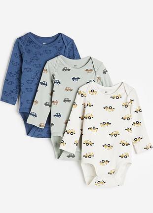 Боді з довгим рукавом h&m 9-12 місяців, 80см