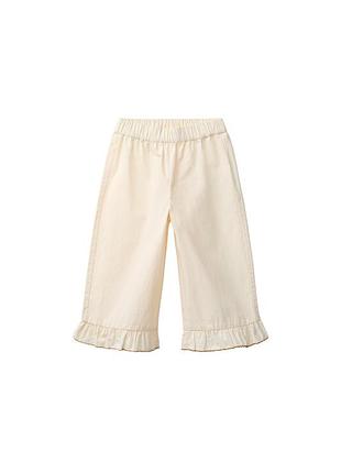 Штани кюлоти з воланами 4р 104см zara