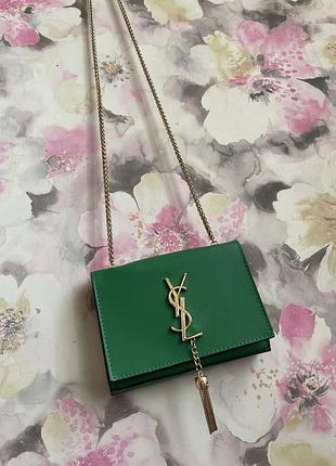 Сумка saint laurent с логотипом ysl