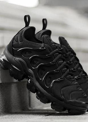 Стильные кроссовки nike vapormax plus black
