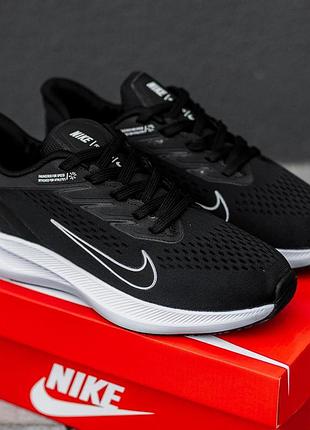 Стильні кросівки nike air zoom black white