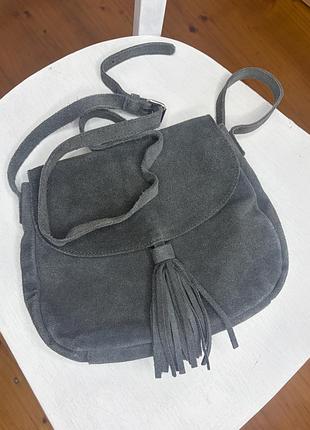 Vintage  сумка замш