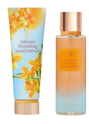 Парфюмированный набор vibrant blooming passionfruit victoria’s secret спрей мист и лосьон