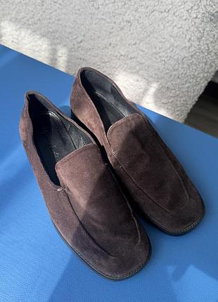 Лофери massimo duti, коричневі, замшеві