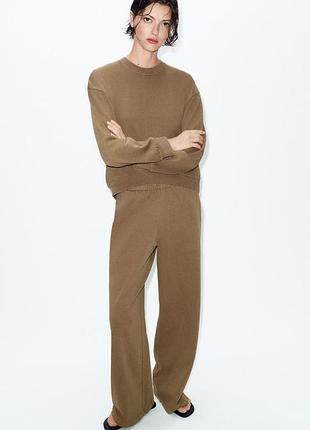Спортивный костюм комплект zara с вареным эффектом