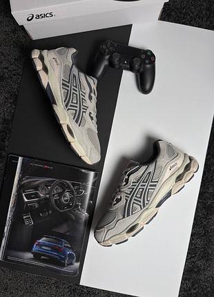 Чоловічі кросівки asics gel-nyc beige grey