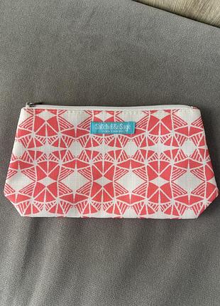 Текстильна косметичка satchel & sage for clinique