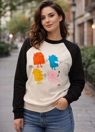Толстовка мерч гарри стиллза harry styles love on tour 2023 (houses graphic crew neck sweatshirt) світшот светр кофта реглан