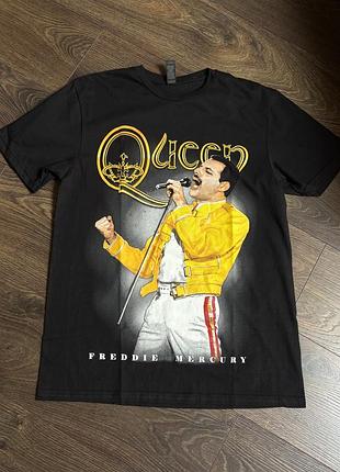 Футболка чорна queen freddie mercury