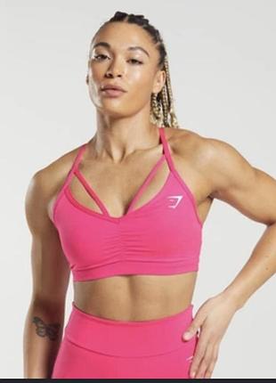 Рожевий топ gymshark