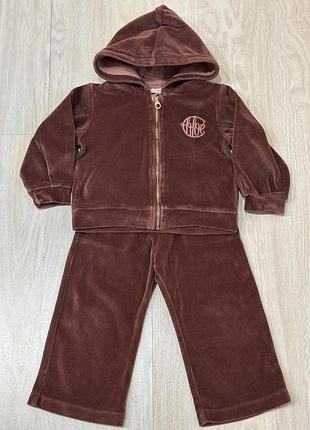 Детский велюровый костюм chloé. оригинал!