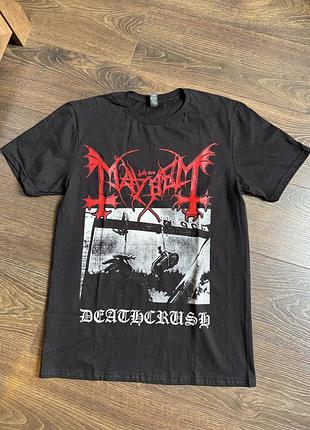 Футболка чорна mayhem deathcrush