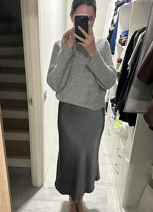 Юбка сатиновая zara