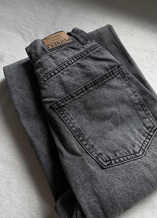 Сірі джинси беггі it's basic 32 розмір / широкі графітові джинси baggy