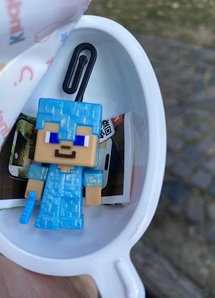 Кіндер стів у алмазній броні майнкрафт kinder joy minecraft