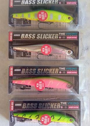 Воблер bearking z90 bass slicker (4 шт)