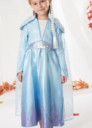 Платье платье ледяное сердце frozen ельза disney tu 2/3 р