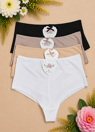 Женские бесшовные трусики хипстеры m l xl