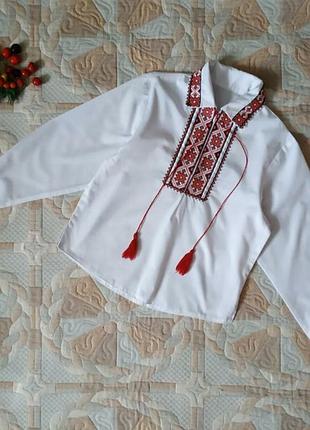 Вышиванка для мальчика 8-9 лет