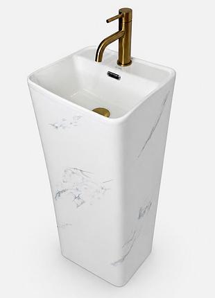 Умывальник (раковина) vbi laceno marble nature напольный