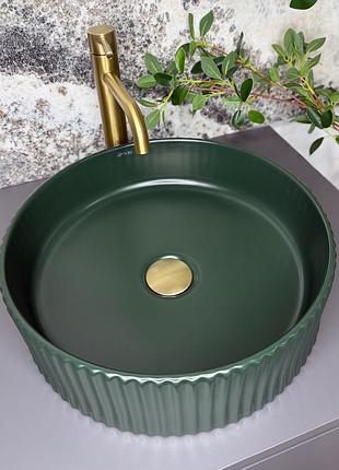 Умывальник vbi vrindisi m emerald накладной