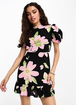 Чорна мінісукня від asos design