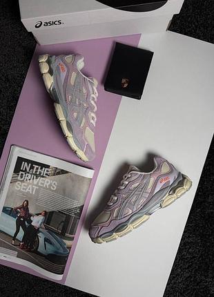 Жіночі кросівки asics gel-nyc lavander beige