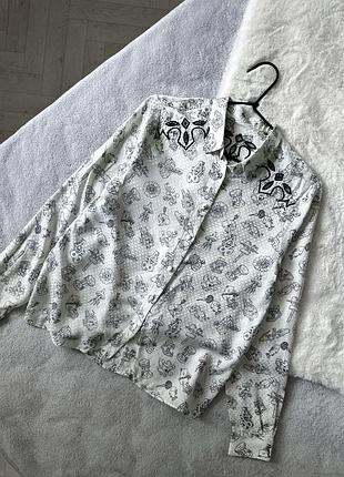 Блуза в принт zadig&voltaire