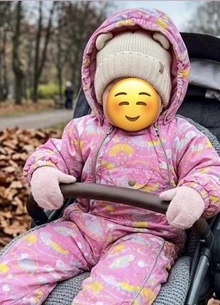 Комбінезон весняний на дівчинку huppa 80(86)р
