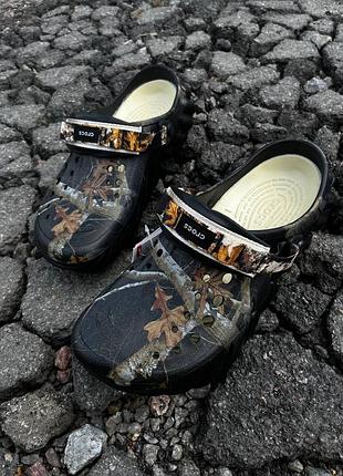 Чоловічі крокси сабо crocs echo clog realtree black чорні чоловічі крокси сабо crocs crocs echo clog realtree black