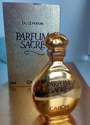 Parfum sacre caron вінтажна мініатюра 3 мл оригінал