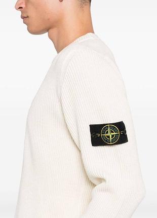 Світер stone island black white 6