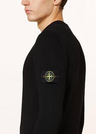 Світер stone island black white 2