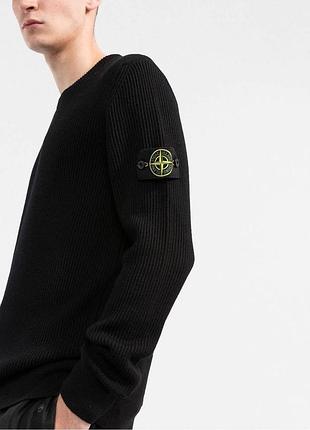 Світер stone island black white