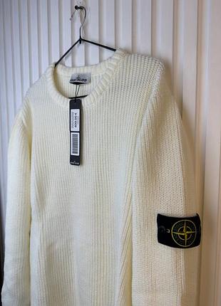 Світер stone island black white 8