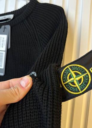 Світер stone island black white 5