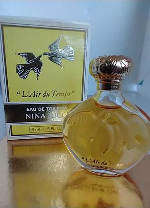 L'air du temps nina ricci винтаж 6 мл миниатюра